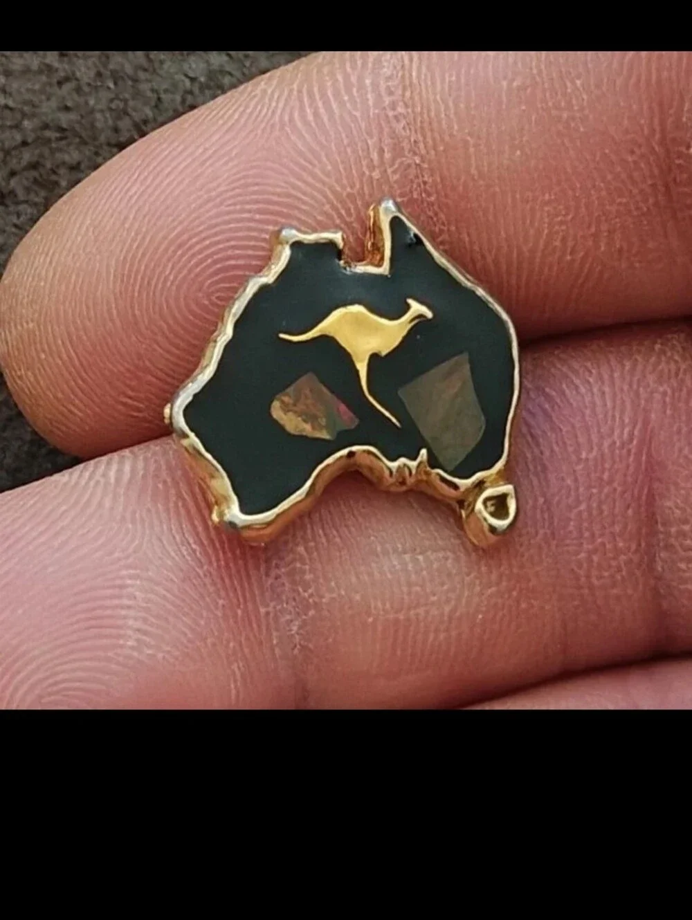 1970s/80s Australian Travel Souvenir Gold Tone Pin/Brooch.